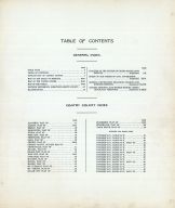 Table of Contents, Gentry County 1914
